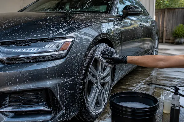 exterior car detailing includes