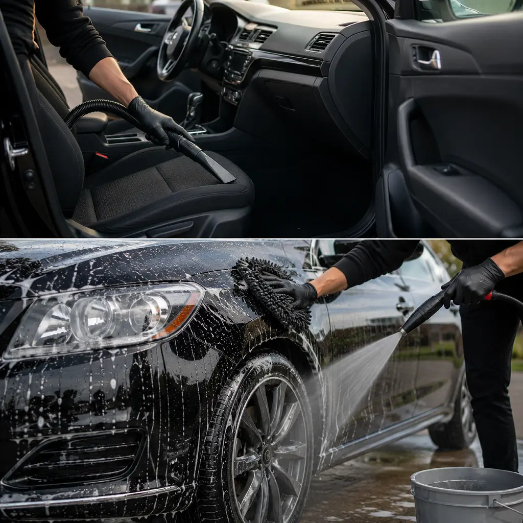 Full interior and exterior mobile car detailing service
